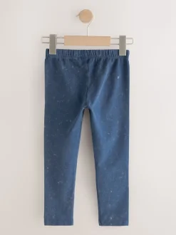 Bleu moyen - Leggings en denim (3-16ans)