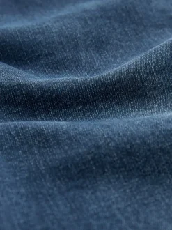 Bleu moyen - Lit 1 place - Coupe ajustée Classic Jeans extensibles