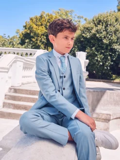 Bleu moyen - Pantalons de costume Baker By Ted Baker