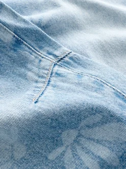 Bleu moyen - Salopette imprimée pâquerettes (3-16ans)