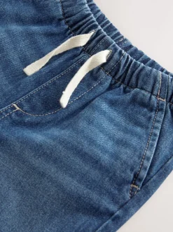 Bleu moyen - Short à enfiler (3mois à7ans)