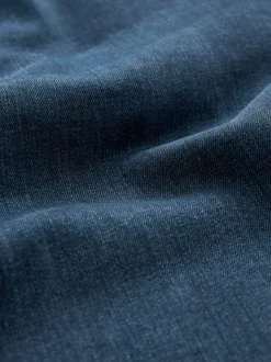 Bleu moyen - Straight Fit Classic Jeans extensibles