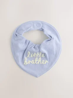 Bleu Petit Frère - Bébé BIBS 2 Pack