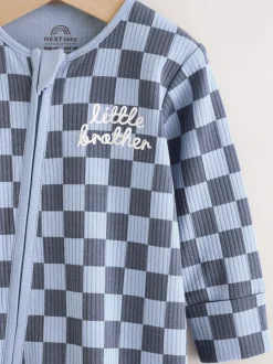 Bleu Petit Frère - Bébé Family Combinaison de nuit (0-2yrs)