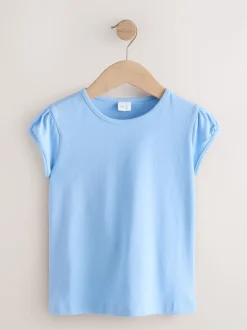 bleu pâle - Lot de 2 t-shirts à manches bouffantes (3-16ans)