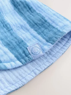 Bleu Tonal Rayure - Chapeau d’été légionnaire bébé (0mois-2ans)