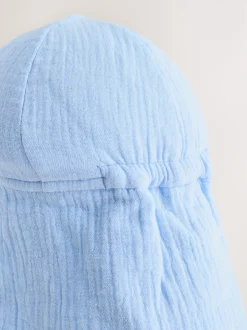 Bleu Tonal Rayure - Chapeau d’été légionnaire bébé (0mois-2ans)