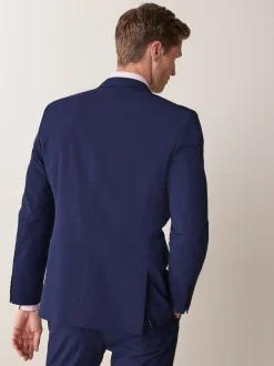 bleu vif - Coupe sur mesure - Veste de costume à deux boutons