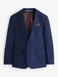 bleu vif - Coupe sur mesure - Veste de costume texturée