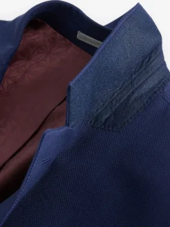 bleu vif - Coupe sur mesure - Veste de costume texturée