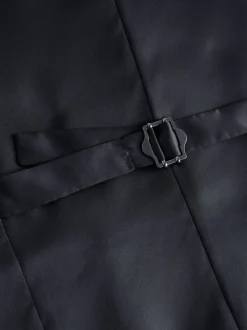 bleu vif - Gilet de costume texturé