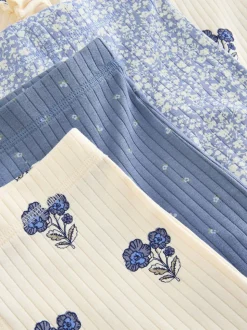 Bleu/Blanc - Pyjama Rib Se blottir 3 Pack (9mois-12ans)