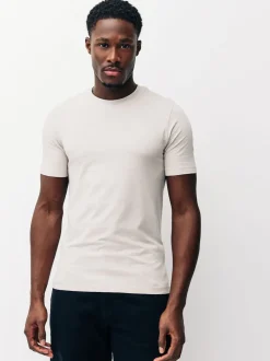 Bleu/blanc écru/vert - Lot de 3 t-shirts Muscle Fit Essential