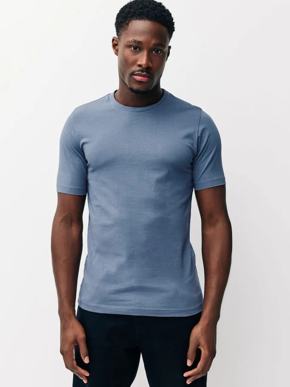 Bleu/blanc écru/vert - Lot de 3 t-shirts Muscle Fit Essential