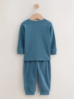 Bleu/bleu marine/gris - Lot de 3 pyjamas décontractés (9mois à12ans)