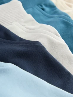 Bleu/écru/bleu marine - Lot de 5 joggings (3mois-7ans)