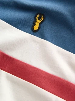 Bleu/Ecru - T-shirt Manches courtes coloré (3-16ans)