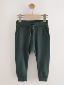 Bleu/Fauve Marron/gris anthracite - Lot de 3 joggings super skinny (3mois-7ans)