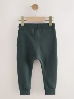 Bleu/Fauve Marron/gris anthracite - Lot de 3 joggings super skinny (3mois-7ans)