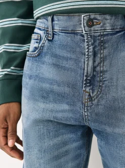 Bleu/Gris - Jean stretch classique