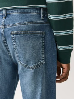 Bleu/Gris - Jean stretch classique