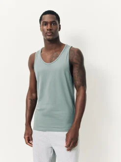 Bleu/Gris - Lot de 5 gilets à superposer 100% coton