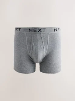 Bleu/gris chiné - Coupe standard - Caleçon A-Front 10 Pack