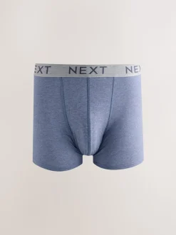 Bleu/gris/noir - Boxer en coton riche 10 Lot