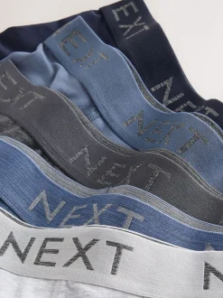 Bleu/gris/noir - Trunks Boxer 5 Pack