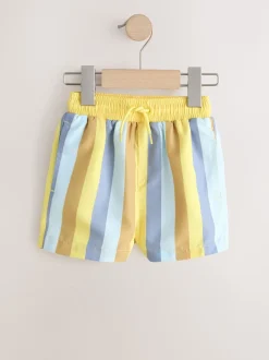 Bleu/Jaune - Lot de 2 shorts de bain (3mois à7ans)