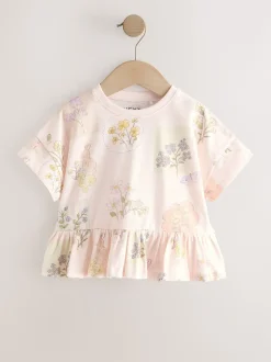 Bleu/Jaune - Pack T-shirt 4 (3mois-7ans)