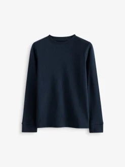 Bleu/Marine - Lot de 2 Hauts thermiques à manches longues (2-16ans)