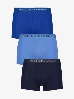 Bleu/Marine - LotPolo Ralph Lauren de boxers en coton extensible 3