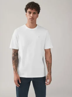 Bleu/Marine/Blanc/Acier - Ajustement régulier - T-shirt 4 Pack