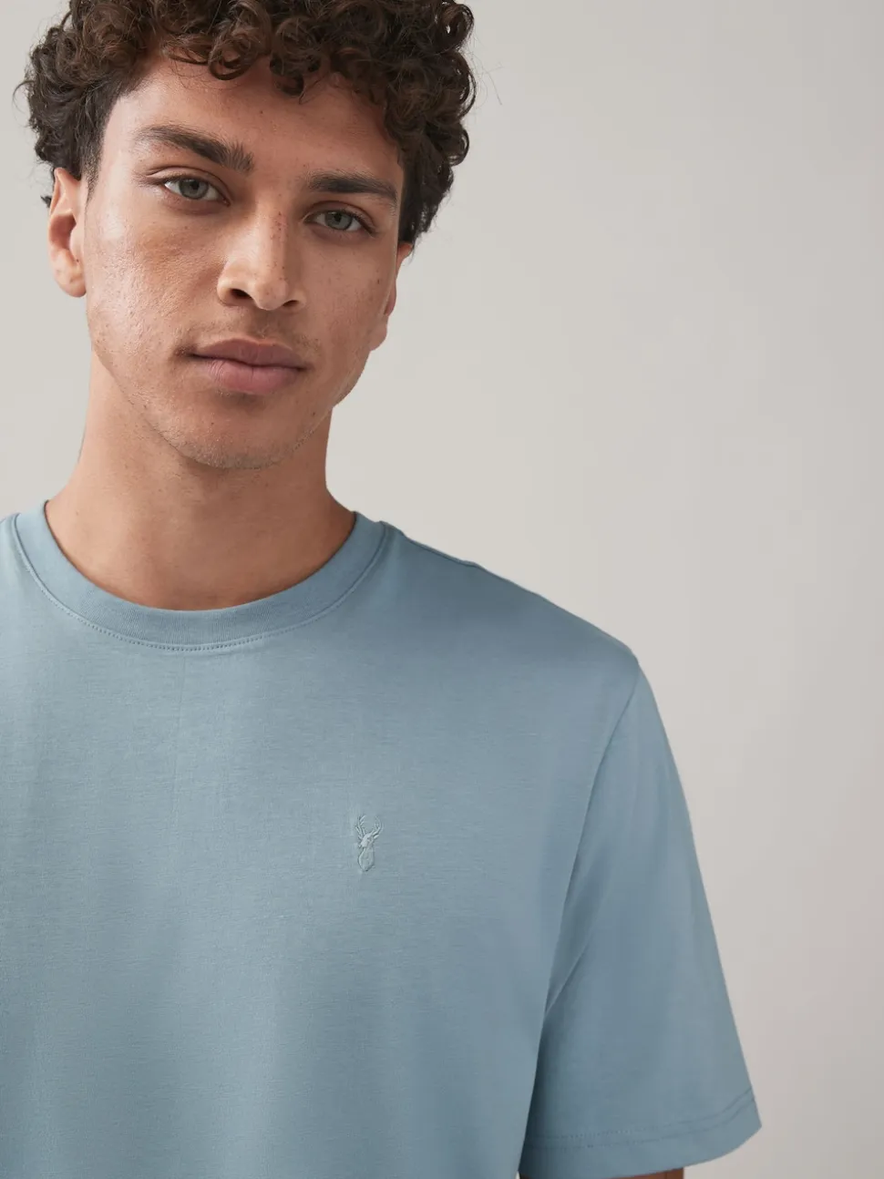 Bleu/Marine/Blanc/Acier - Ajustement régulier - T-shirt 4 Pack