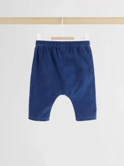 Bleu/marron Bear Hugs Slogan Borg - Ensemble Gilet et Leggings bébé (0mois-2ans)