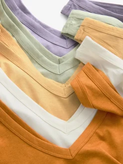 Bleu/Mauve/Vert pastel - Gilets de travail 5 Pack