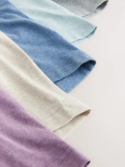 Bleu/Neutre - Lot de 5 boxers hipster