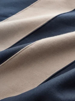 Bleu/neutre bleu marine - Quart de zip - Sweat-shirt color block