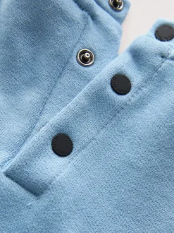 Bleu/Noir - Barboteuse à manches longues à Baker by Ted Baker panneaux