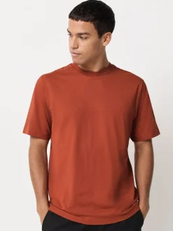 Bleu/Noir/Orange/Vert/Gris/Blanc écru - Ajustement régulier - Lot de t-shirts essentiels en coton 6