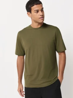 Bleu/Noir/Orange/Vert/Gris/Blanc écru - Ajustement régulier - Lot de t-shirts essentiels en coton 6