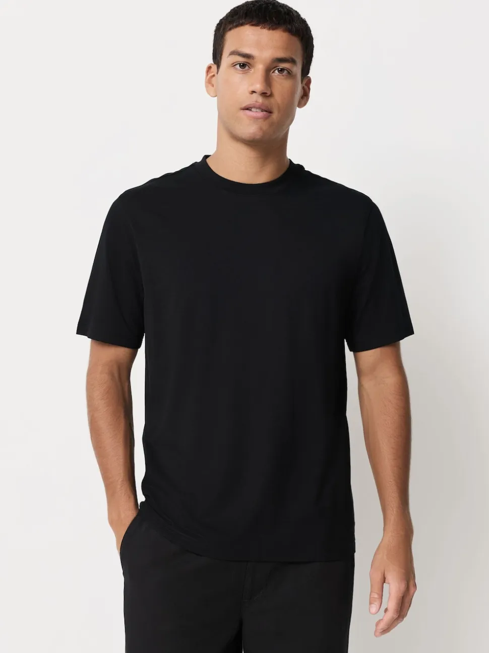 Bleu/Noir/Orange/Vert/Gris/Blanc écru - Ajustement régulier - Lot de t-shirts essentiels en coton 6