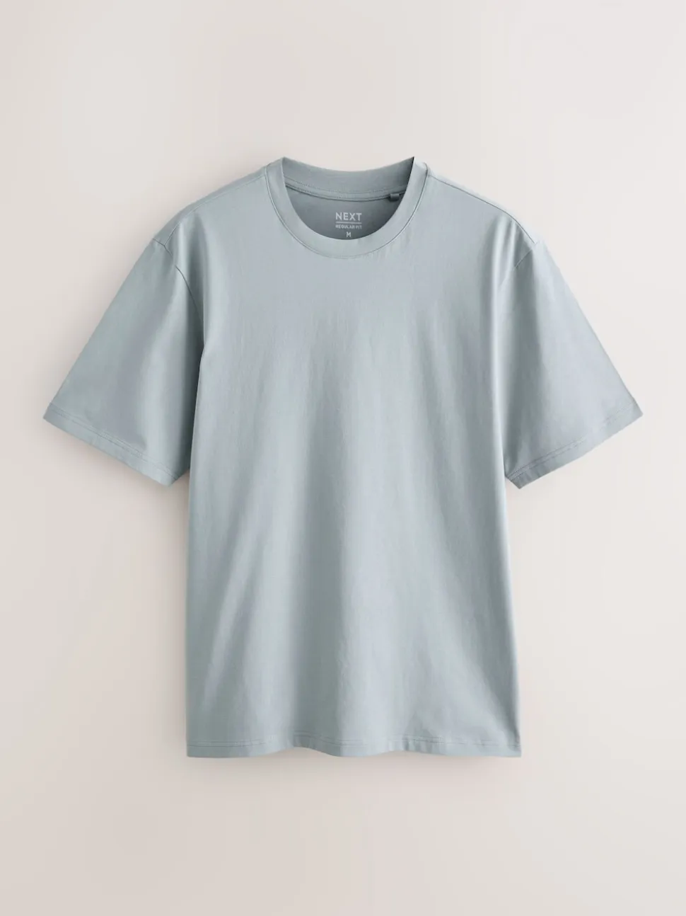 Bleu/Noir/Orange/Vert/Gris/Blanc écru - Ajustement régulier - Lot de t-shirts essentiels en coton 6