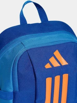 Bleu/Orange - Sac à dos adidas enfant à 3 rayures