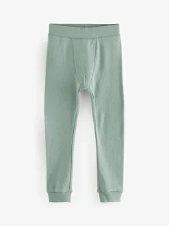 Bleu/sarcelle - Lot de 2 leggings thermiques (2-16ans)