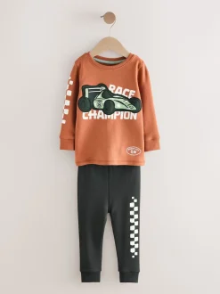 Bleu/vert - Lot de 3 pyjamas Snuggle courts (9mois-10ans)