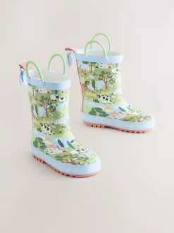 Bleu/vert ferme - Gérer Wellies