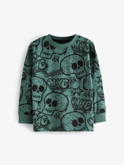 Bleu/Vert/Neutre Personnage - Lot de 3 pyjamas à manches longues (3-16ans)