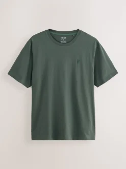 Bleu/Vert/Neutre/Brown - Ajustement régulier - T-shirt 4 Pack